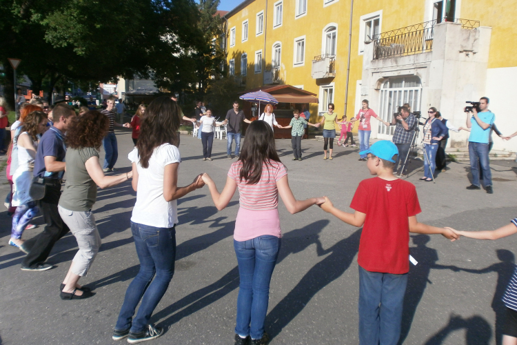 Flashmob a városközpontban