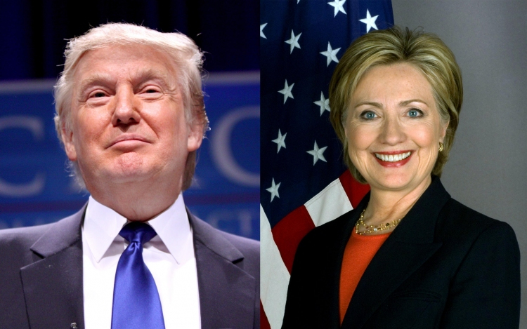 Amerikai előválasztás - Hillary Clinton több mint tíz százalékkal vezet Trump előtt