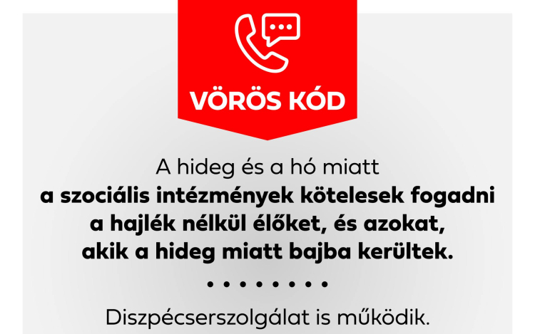 Havazás - A szociális intézmények kötelesek fogadni a hajlék nélkül élőket